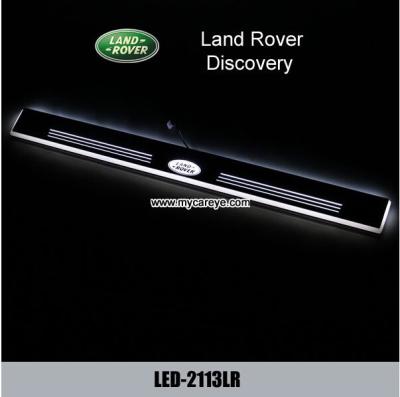 China Land Rover Discovery LED Lights Door Sill Plate Side Step Pedal Automobile for sale