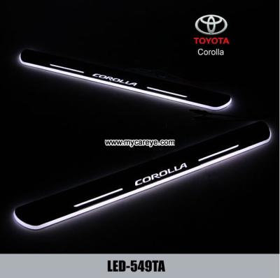 China El pedal de la recepción de la luz de seguridad de la puerta de coche de Toyota Corolla enciende a proveedores del LED en venta