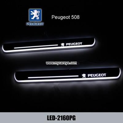 China Peugeot 508 car Led lights Moving door sill light Welcome Pedal sale for sale