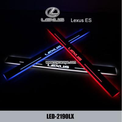China Lexus ES LED lights side step car door sill led light auto pedal scuff for sale
