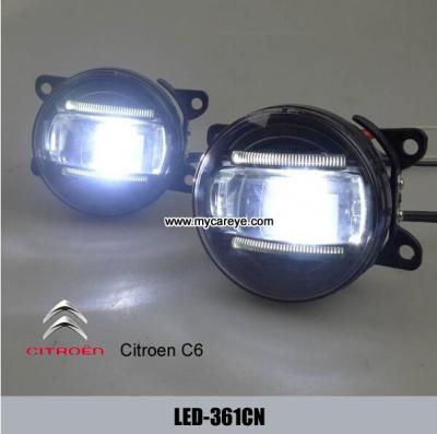 China Citroen C6 car front fog light LED DRL daytime running lights aftermarket for sale