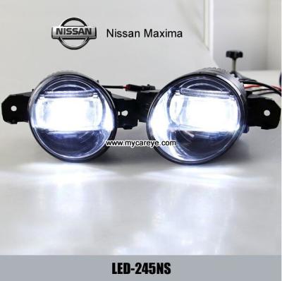 China Nissan Maxima car front fog lamp assembly LED daytime running lights drl for sale