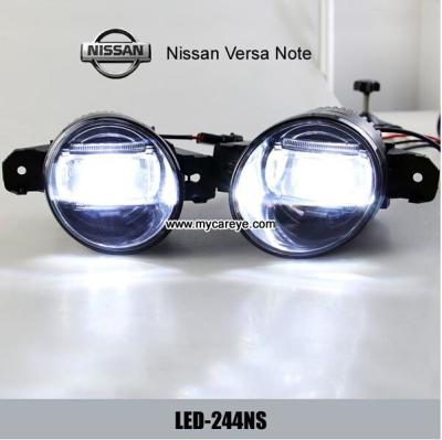 China Nissan Versa Note car fog lamp assembly LED daytime running lights drl for sale