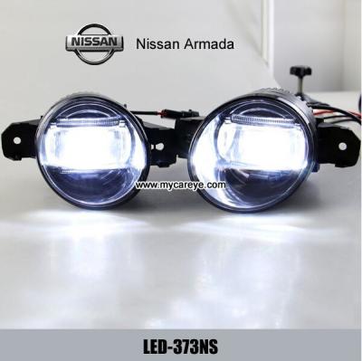 China Nissan Armada car front fog lights retrofit auto parts DRL driving daylight for sale