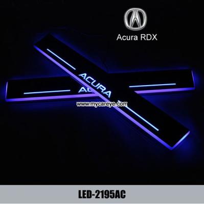 China Acura RDX car led door scuffs logo lights auto Welcome Pedal for sale for sale