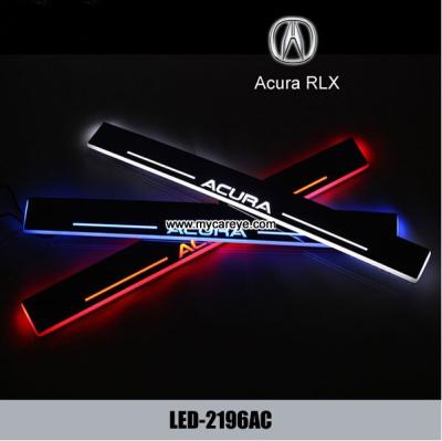 China Acura RLX car door welcome lights LED Moving Door sill Scuff for sale for sale