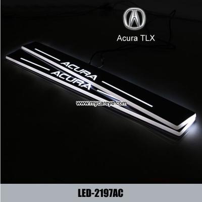 China LED door scuff plate lights for Acura TLX door sill plate light sale for sale