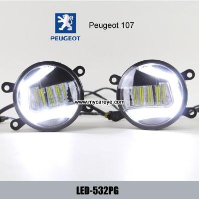 China Peugeot 107 car front led fog light lamp LED daytime running lights DRL for sale