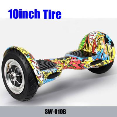 China 10inch ground-grip inflatable big tire hover board self balancing board scooter smart for sale