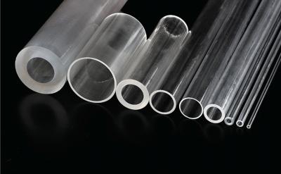 China Optical Polished Sapphire Glass Tube Cylinder Lens Tube / Rod High Temperature for sale