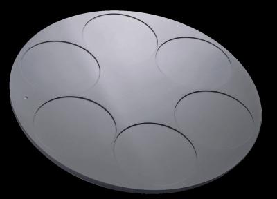 中国 6インチの炭化ケイ素SiCはグラファイトの皿の高温抵抗のグラファイトの版に塗った 販売のため