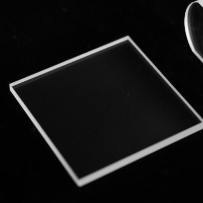 China De quartzo sintético da placa de quartzo fundido da categoria JGS1 janela ótica Sapphire Substrate à venda