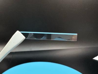 China Al2O3 Single Crystal Sapphire Glass Razor Blade Medical Sharp And Polished 38x4.5x0.3mmt for sale
