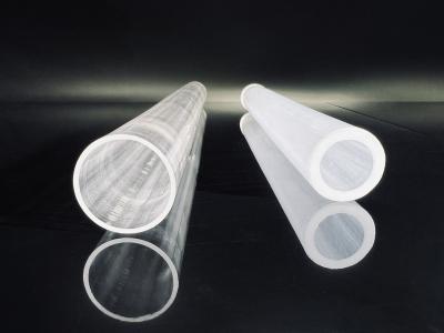 China Flow Control Sapphire Tube Rods Protective Insulating Instrument Quartz Tube for sale