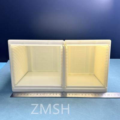 China 4inch 6inch Wafer Carrier Box Storage Box Wafer Shipper For Square Type 25 Slots Abs Material à venda