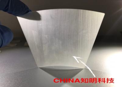 China Grado óptico de cristal del zafiro de la ventana del zafiro material en abanico del sector en venta