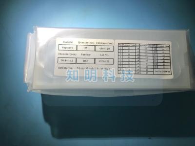 중국 Dsp SSP M - 축선 사파이어 Windows의 사파이어 웨이퍼 10-10 10-12 2 인치 판매용