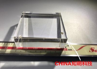 China Light Guide Block Sapphire Crystal Glass , Custom Sapphire Glass Laser Beauty Ipl Machine for sale
