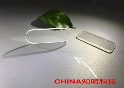 China Prolate Ellipse Shape Sapphire Glass Window , Optical Window Glass for Equiment for sale