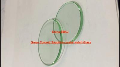 China placa transparente da caixa de relógio do cristal de safira de 30-50mm para o vidro ótico do relógio de pulso à venda