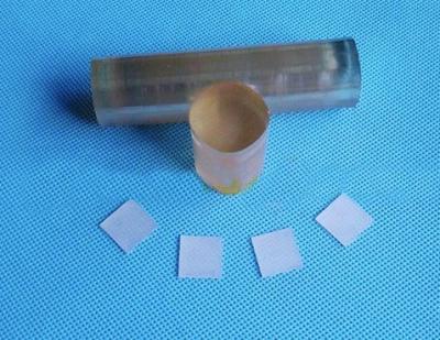 Cina Il cristallo 10x10x0.5mmt 1sp/2sp del biossido di titanio TiO2 sceglie la doppia lucidatura in vendita