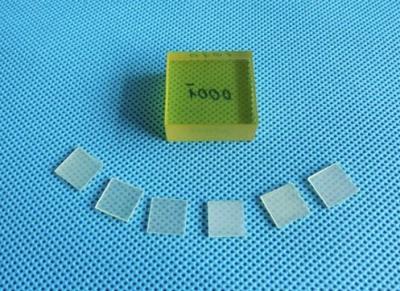 China Zinco Monocrystalline fino Superconducting da orientação da carcaça 10X10mm do único cristal à venda