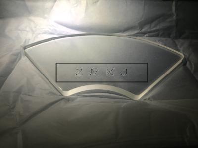 중국 팬 모양 분야 사파이어 렌즈 광학적인 창 유리 6.25mm 간격 9.0 경도 판매용