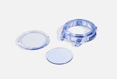 China Rosa blauer Farbsaphir-Kristall-Uhrglas-Ersatz kundengebundene Größe zu verkaufen