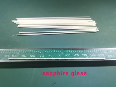 China Ultra-feines dünnes dia1.0mm 0.6mm Al2o3 keramische Sapphire Glass Rod Stick hüllte Oberfläche ein zu verkaufen