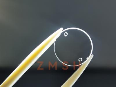 Китай Подгонянная толщина окна 2mm сапфира размера оптически с отверстием продается