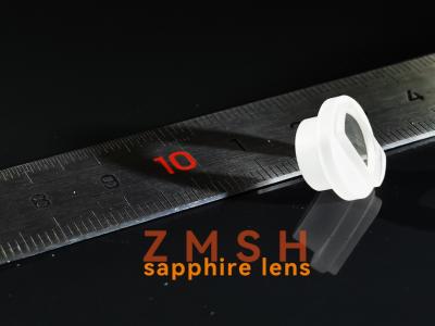 China Monokristalliner synthetischer Sapphire Optical Windows Glass With-Schritt zu verkaufen