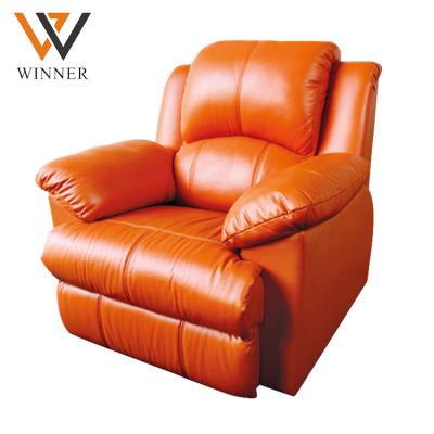 China Modern Recliner Home VIP Cinema Hall Seat Lift Rocker Genuine Leather Chair VIP Cinema Sofa Chairs With Cupholder for sale