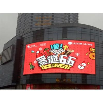 China Dynamische Digital LED-Anzeige im Freien SMD P6 führte Wand zu verkaufen