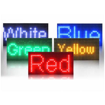 China Outdoor P10 Single Color Led Panel Sign Advertising Displays for sale