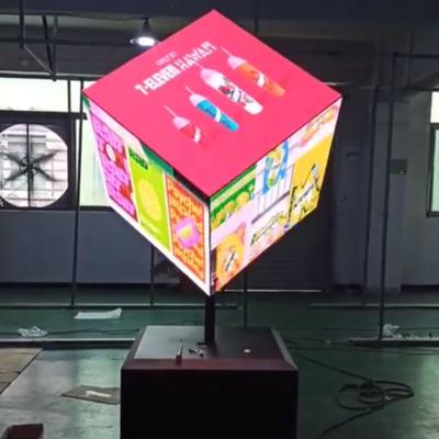 Cina Il cubo dell'interno dell'esposizione di LED del cubo ha condotto la video parete 1280mm*1280mm in vendita
