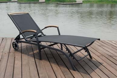 China Poolside-/Rasen-/Garten-Ruhesessel-Stühle mit Rad, Sun-Aufenthaltsraum-Möbel zu verkaufen