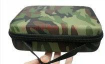 China Camouflage Shockproof Camera Carrying Case , Digital Camera Hard Case PU Protective for sale