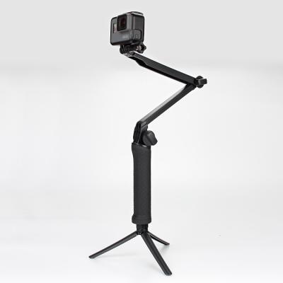 China El palillo multifuncional plegable Monopods de Selfie de la cámara del brazo de 3 maneras + mini adaptador del trípode para va favorable Hero5 en venta