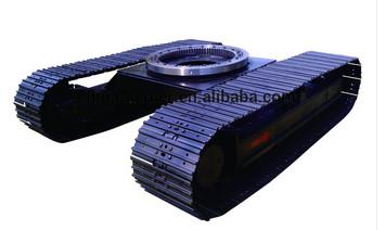 China 6 Ton Tracked Undercarriage for Down-The-Hole Drill/ steel cralwer chasises/OEM custom qualified undercarriages for sale