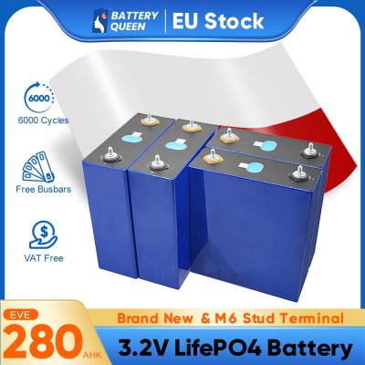 China EU PL CN USA DDP Lifepo4 Battery EVE LF280K 6000 Times Lifecycle Available for sale