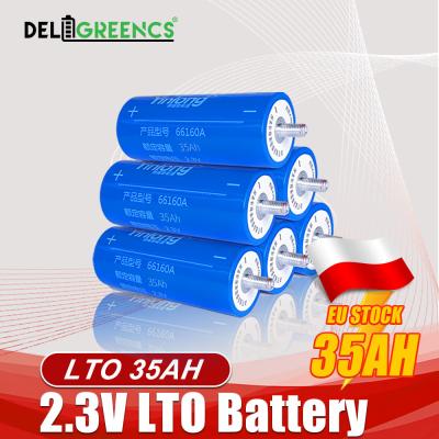 China Poland Stock 25000 Cycle Lithium Ion Cylindrical Yinlong LTO Cells 35ah For Electric Car for sale