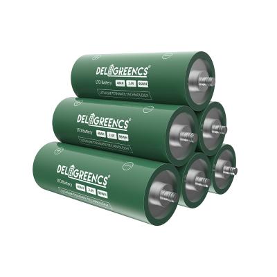 China Original Fresh Deligreen EU Stock LTO 40ah Battery Cells Lithium Titanate Battery 2.3V 2.4V for sale
