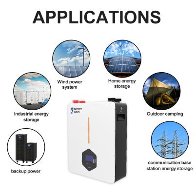 China Wholesale factory direct powerwall 5kwh 10kwh home lithium battery solar storage powerwall tesla home battery for sale