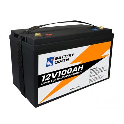 China EU warehouse Tax Free LiFePo4 Battery 12V 100Ah/200Ah Solar Battery For RV/Yacht à venda