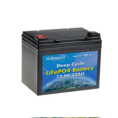 China 12.8V 33Ah Bluetooth LiFePO4 Battery Pack For RV for sale