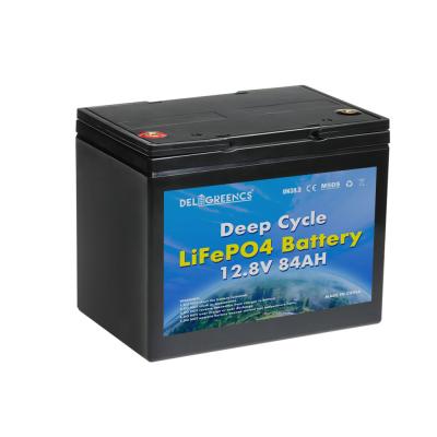 China Built In BMS 84Ah 12V LiFePO4 Battery Pack for sale