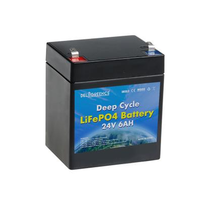 China bateria de lítio acidificada ao chumbo de 12.8V 6Ah para a bicicleta de E à venda