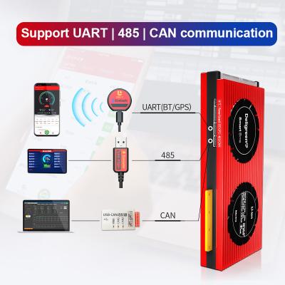China O apoio UART RS485 do Li-íon BMS 3S 12V 150A-250A pode dente azul de uma comunicação à venda
