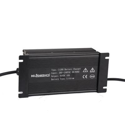 China C1200 Lifepo4 Lead Acid Battery Charger 200-240VAC 84VDC Fast Charging for sale