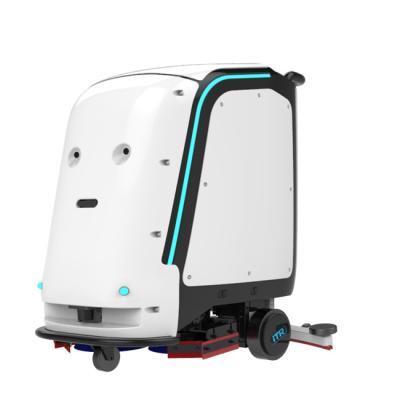 China OEM ODM Robot Floor Sweeper And Mop 120AH Battery Powered for sale